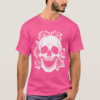 T-shirt Horreur Crâne Art Crâne Gothique Métal lourd