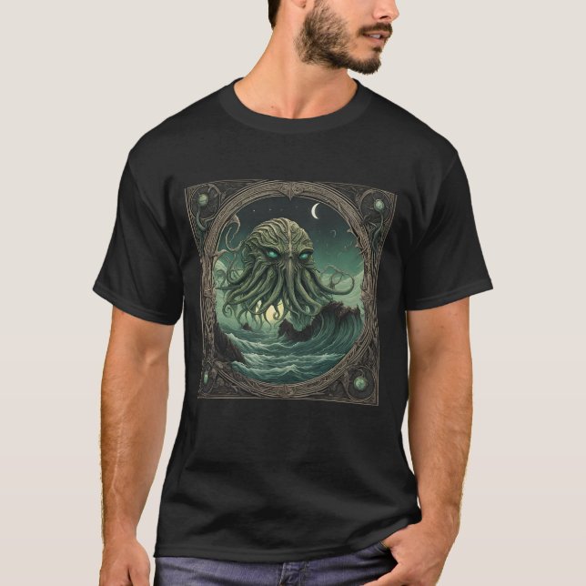 T-shirt Horreur Cthulhu Eldritch : Mythe de l'amou (Devant)