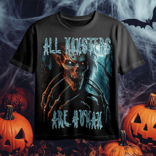 T-shirt Horreur déplaisante effrayante monstre, démon ou g