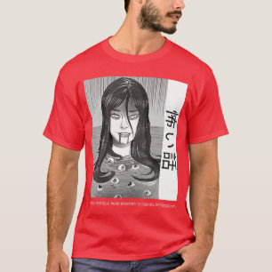 T-shirt Horreur japonaise Kaidan Yurei Bakemono Obake drôl