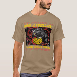 T-shirt Horreur japonaise Rat Rétro D'innombrables horreur