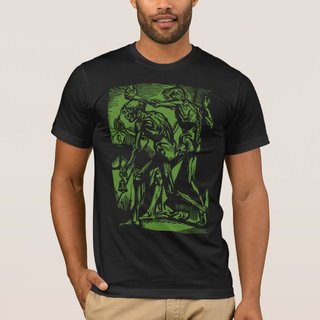 T-shirt Horreurs sans fin des mineurs morts pour Halloween (Devant)