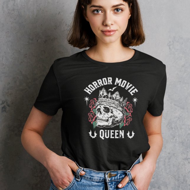 T-shirt Horror Movie Queen Crâne (Créateur téléchargé)
