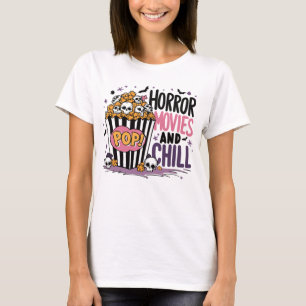 T-shirt Horror Movies and Chill