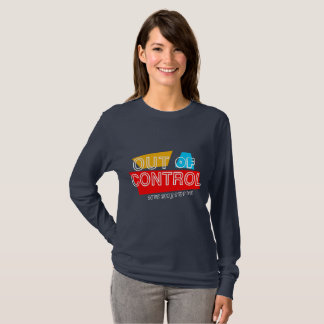T-shirt Hors de contrôle – Création de lettrage audacieux