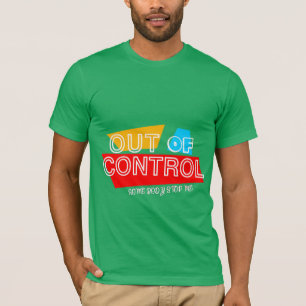 T-shirt Hors de Contrôle – Création de Typographie Audacie