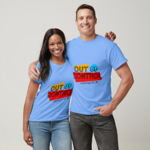T-shirt Hors de Contrôle – Création de Typographie Gras St
