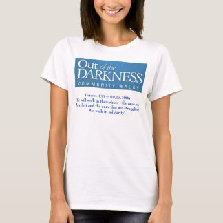 T-shirt Hors de la prévention de suicide de ~ de promenade