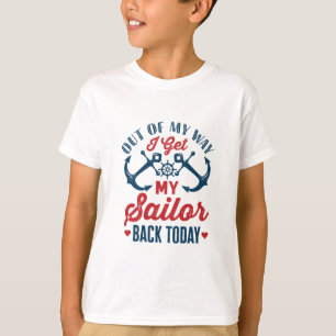 T-shirt Hors de mon chemin, je récupère mon marin aujourd'