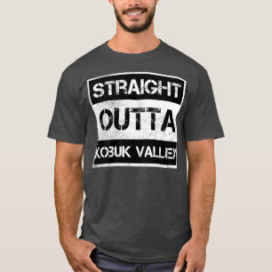 T-shirt Hors droit Parc national de la vallée de Kobuk Vin