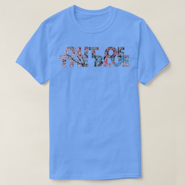 T-shirt Hors du bleu (Design devant)