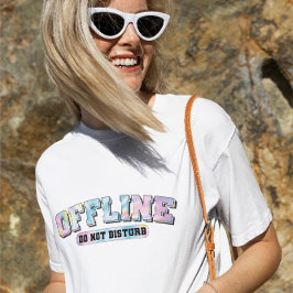 T-shirt Hors ligne Ne pas déranger, Plage, Vacances d'été