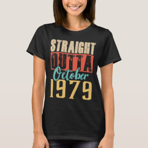 T-shirt Hors OCTOBRE 1979 41e anniversaire magnifique