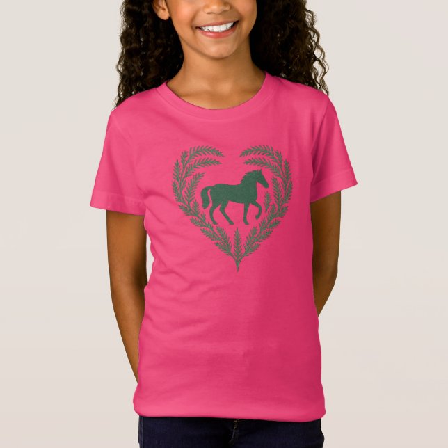 T-Shirt Horse And Cedar Boughs (Devant)