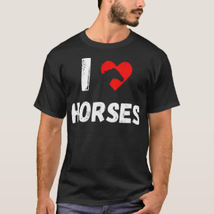 T-shirt Horse Lover Citation, J'aime le sport tina martin