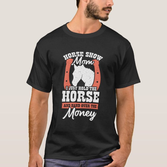 T-shirt Horse Show Mom (Devant)