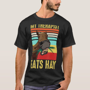 T-shirt Horse Therapist Racing Ride Animal Horseback Veter