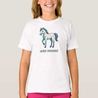T-shirt Horse Unleashed : Citations du Majestic Steed