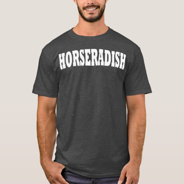 T-shirt Horseradish Costume Halloween (Devant)