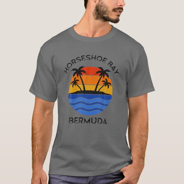 T-shirt Horseshoe Bay Beach, Bermuda Dreamer's Fun Paradis (Devant)