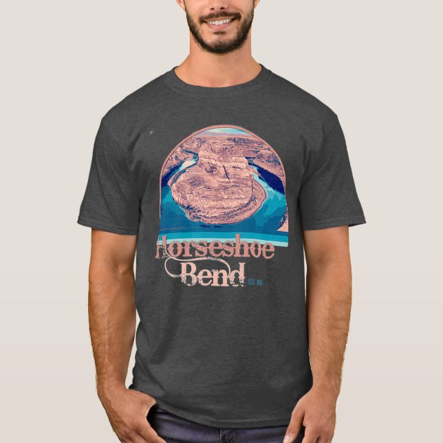 T-shirt Horseshoe Bend Vacation randonnée (Devant)