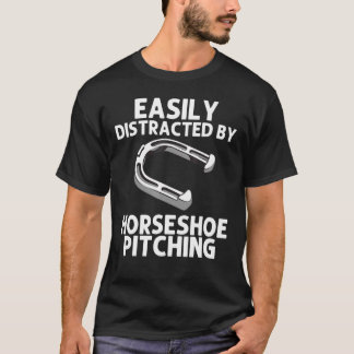 T-shirt Horseshoe Pitching Hommes Femmes Horseshoe Pitcher