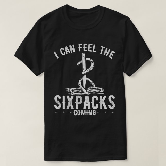 T-shirt Horseshoe Pitching Tournament Ringer Sixpack jeu (Design devant)