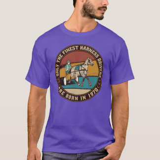 T-shirt HorsesrottingPilotes nés en 1970 amis d'anniversai