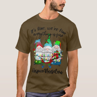 T-shirt Hospice Nurse Crew Son Soins Hospice Christma