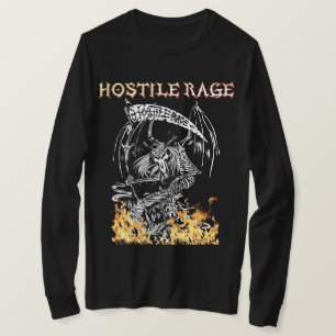 T-shirt HOSTILE RAGE - Sur la manchette longue de la rampa