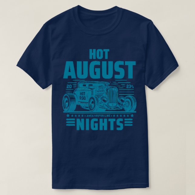 T-shirt Hot August Nights Classic s (Design devant)