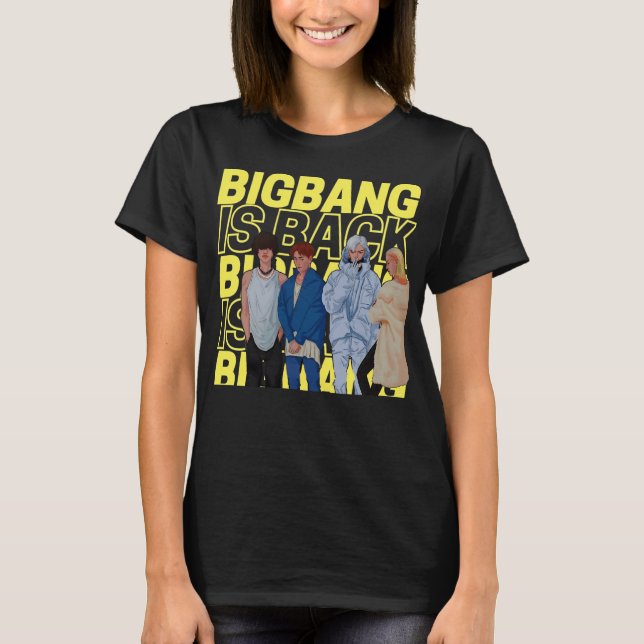 T-shirt Hot  Bigbang Kpop Shirt Bigbang Kpop Sweatshirt  F (Devant)