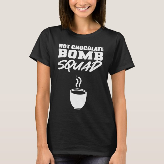T-shirt Hot Chocolate Squad Bartender (Devant)