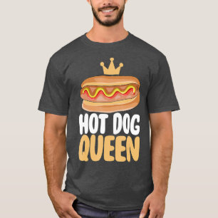 T-shirt Hot Dog Cadeau Hotdog Queen