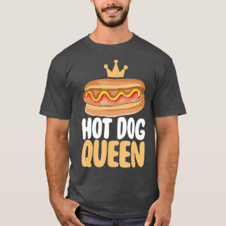 T-shirt Hot Dog Cadeau Hotdog Queen
