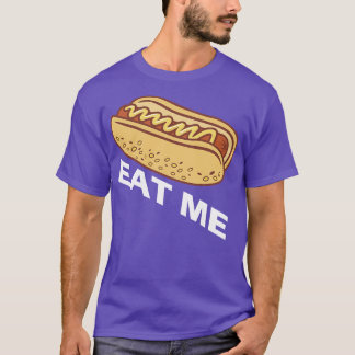 T-shirt Hot Dog Me Mange
