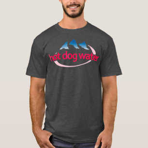 T-shirt Hot Dog Water Mème Drôle Eau Bouteillée