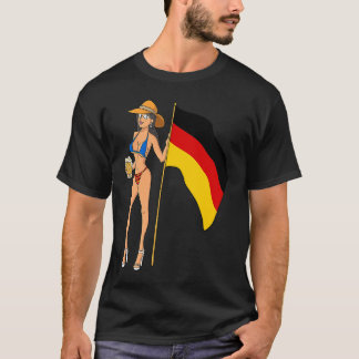 T-shirt Hot Fan Girl Germany