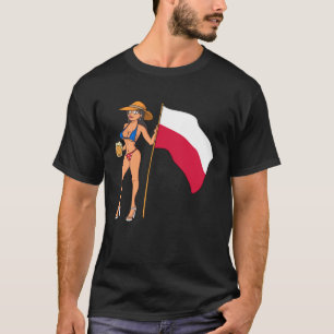 T-shirt Hot Fan Girl Pologne