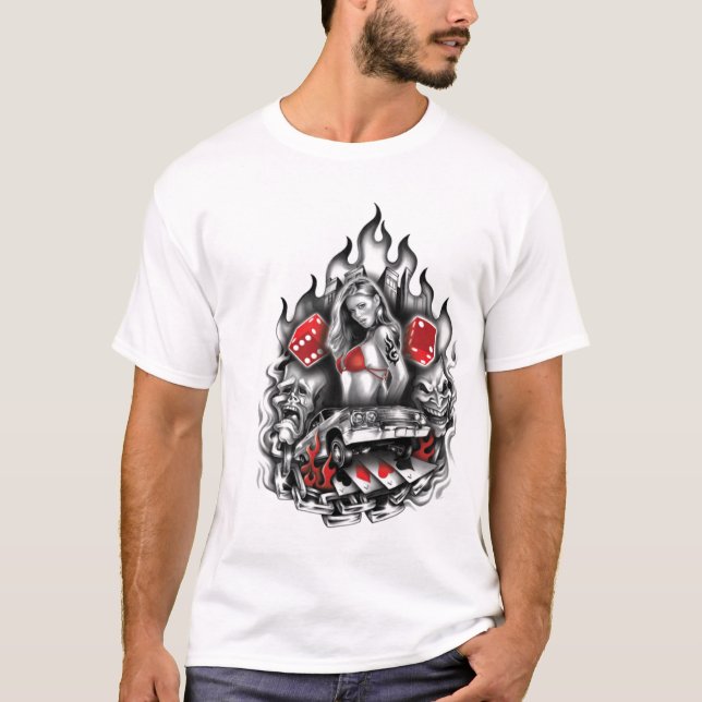 T-shirt Hot girl (Devant)