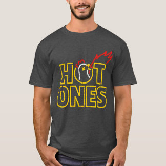 T-shirt Hot Ones Vintage drôle