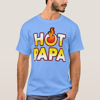 T-shirt Hot Papa Cool Meilleur Cadeau Papa Pour Pères