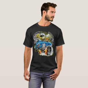 T-shirt Hot rod d'abeille de monstre