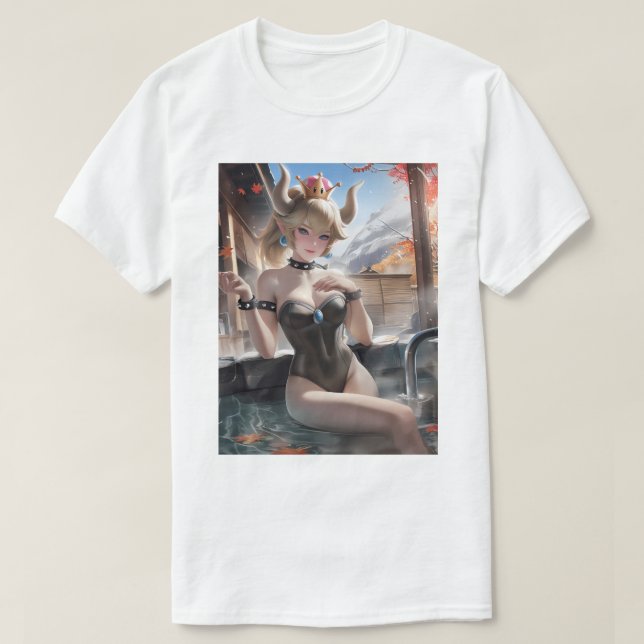 T-shirt Hot Spring Turtle Queen 75 (Design devant)
