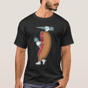 T-shirt Hotdog à Darts avec Dart.PNG