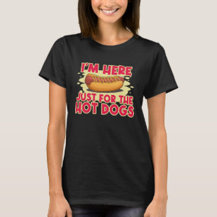 T-shirt Hotdog Sandwich Introvert Im Ici Juste Pour