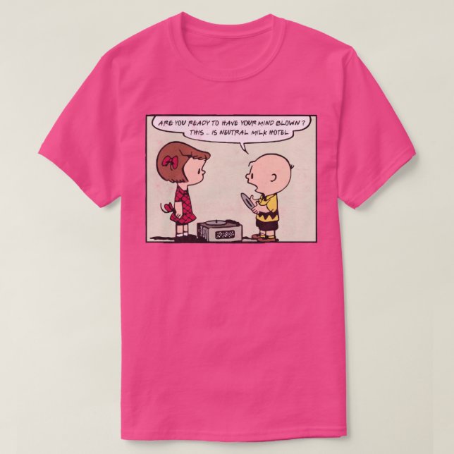 T-shirt Hotel Neutral Milk Vinyl Fan Art Design (Design devant)