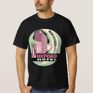 T-shirt Hôtel Oxford, Montevideo, Uruguay, Voyage Ancien