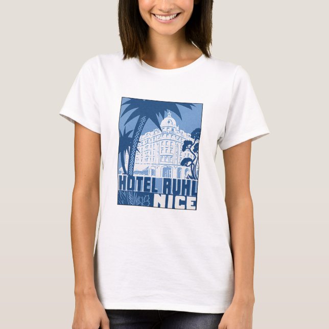 T-shirt Hotel Ruhl Nice (Devant)