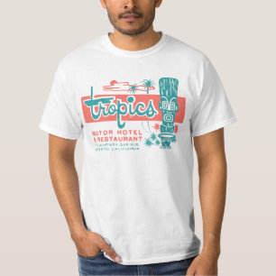 T-shirt Hotel Tropics Motor / Hawaiian Style / Tiki Bar 